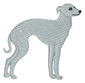 Italian Greyhound Dog 200 Embroidered Icon