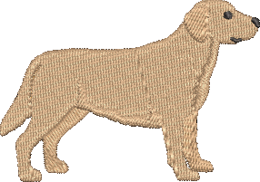 Labrador Retriever Embroidered Icon