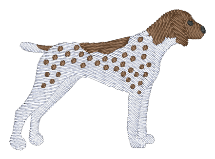 NEW German Shorthaired Pointer 200 Embroidered Icon