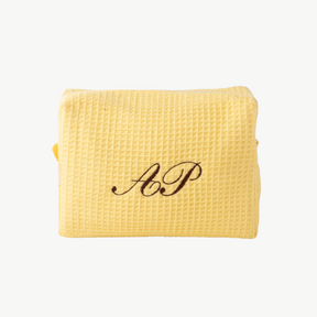 Classic Monogram Waffle Pouch