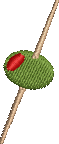Olive on Toothpick