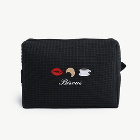 Bisous Waffle Pouch