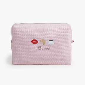 Bisous Waffle Pouch