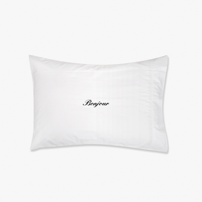 Bonjour / Bonne Nuit Pillowcase Set