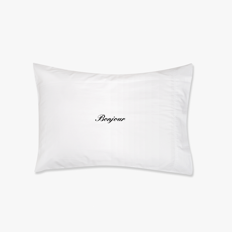 Bonjour / Bonne Nuit Pillowcase Set