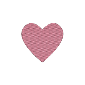 Pink Heart Embroidered Icon