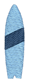 Surf Board Embroidered Icon