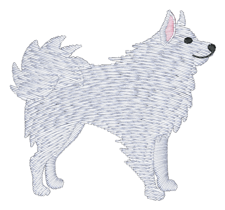 Samoyed Dog 200 Embroidered Icon