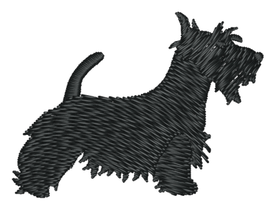 Scottie Dog 200 Embroidered Icon