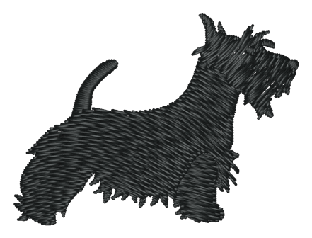 Scottie Dog 200 Embroidered Icon