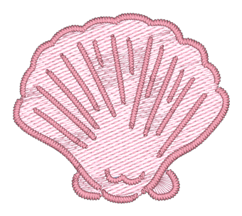 Seashell Embroidered Icon