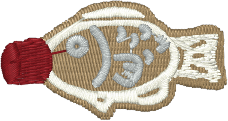Soy Sauce Embroidered Icon