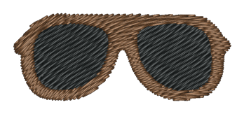 Sunglasses Embroidered Icon
