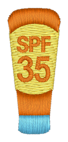 Sunscreen Embroidered Icon