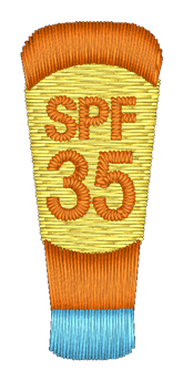 Sunscreen Embroidered Icon