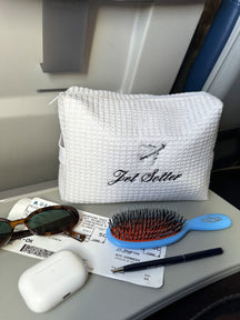 Jet Setter Waffle Pouch