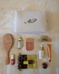 Classic Monogram Waffle Pouch