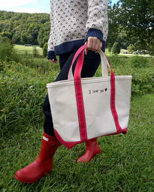 Custom Handwriting L.L.Bean Boat and Tote