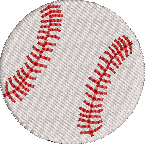 Baseball Embroidered Icon