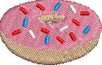 Donut Embroidered Icon