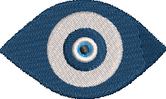 Evil Eye1 Embroidered Icon