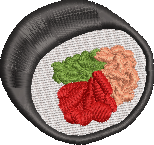 Sushi Fixed Embroidered Icon