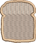 Bread Embroidered Icon