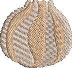 Dumpling Embroidered Icon