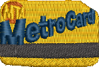 Metrocard 1 Embroidered Icon