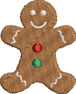 XMAS24 GINGERBREAD Embroidered Icon