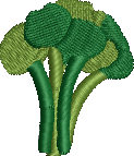 Brocoli Fixed Embroidered Icon