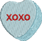 XOXO Heart 3D Embroidered Icon