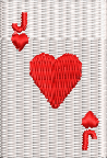 Jack of Hearts Embroidered Icon