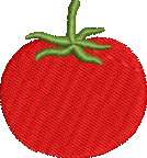 Tomato Embroidered Icon