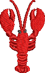 Lobster Embroidered Icon