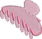 Claw Clip Embroidered Icon