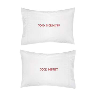 Cross Stitch Pillowcase Set