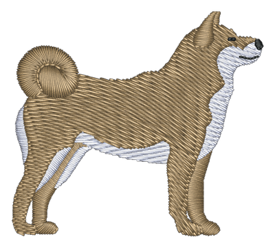 Shiba Dog 200 Embroidered Icon