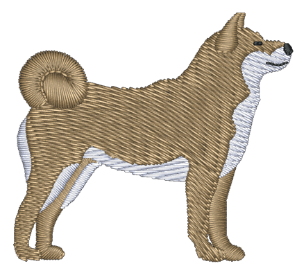 Shiba Dog 200 Embroidered Icon