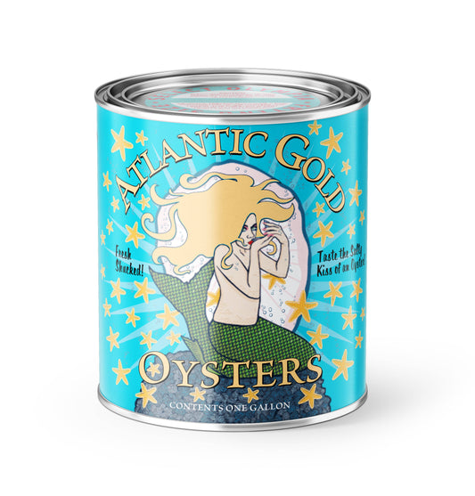 Vintage Atlantic Gold Oyster Candle
