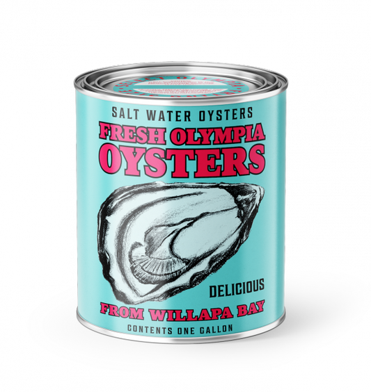 Fresh Olympia Oyster  'Can'dle